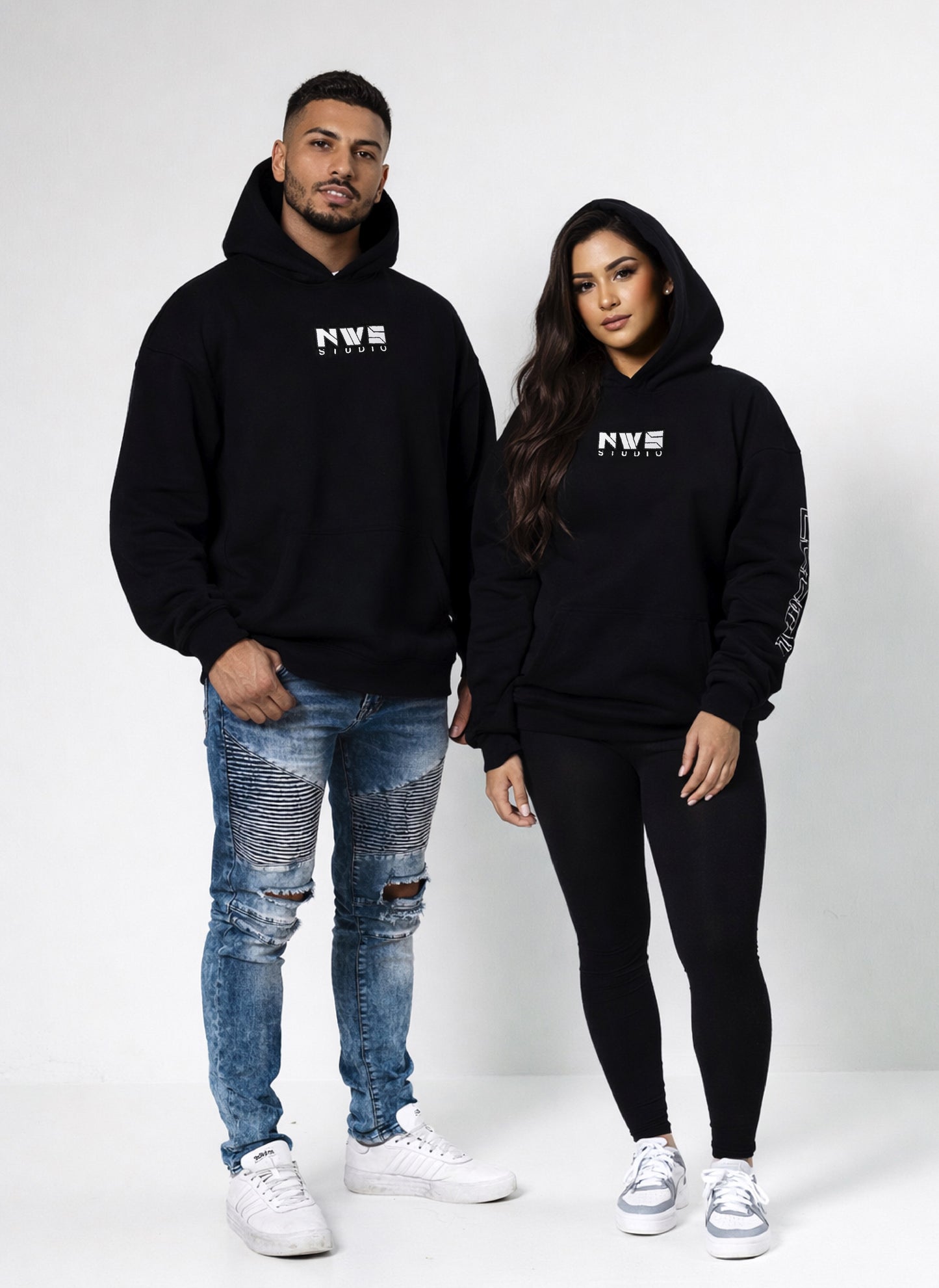 NWS - Hoodie, schwarz