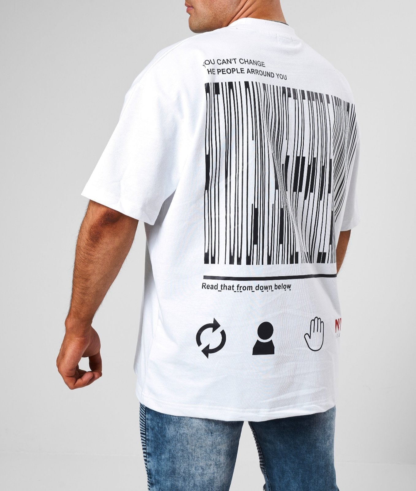 NWS - T-Shirt, weiß