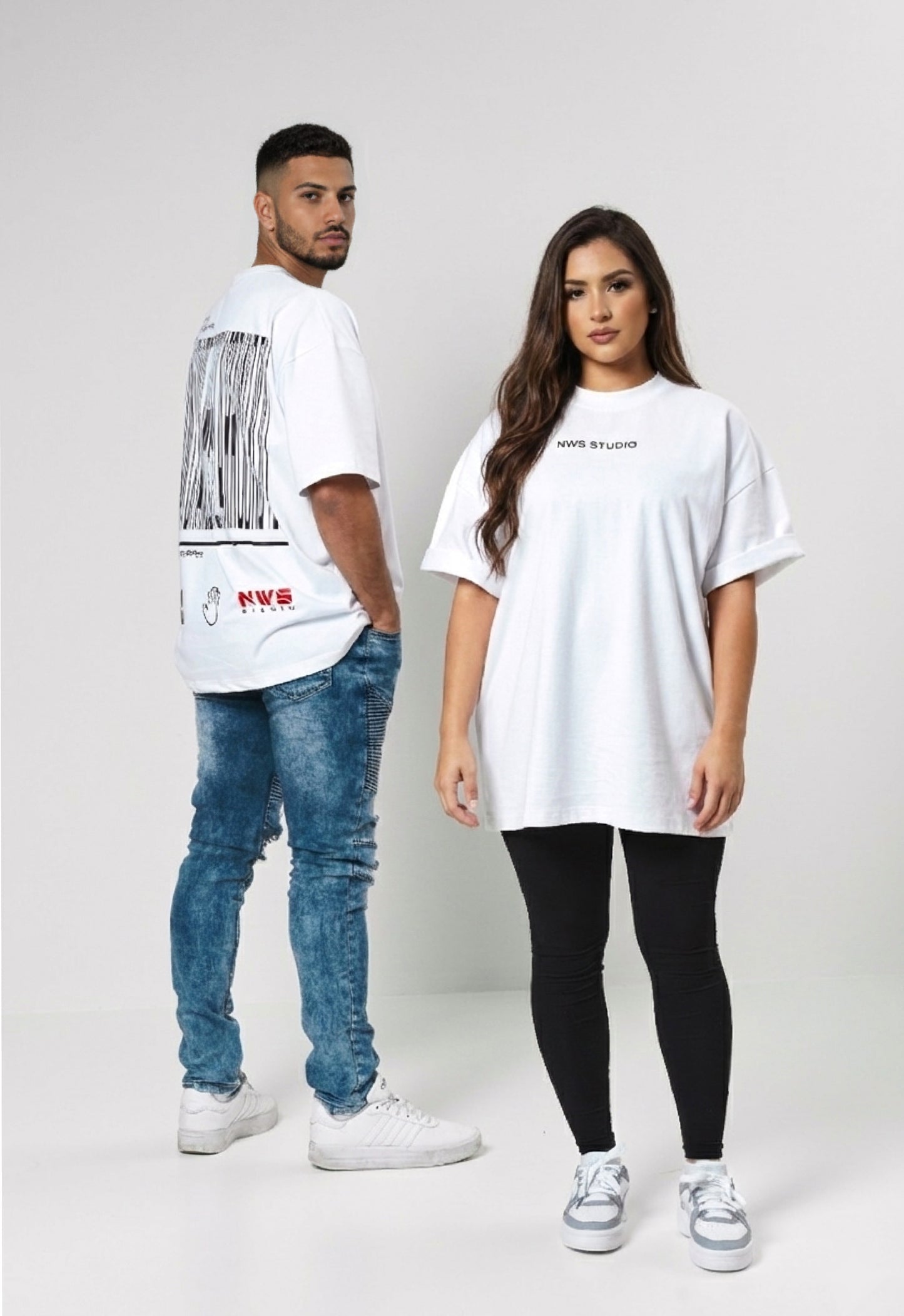 NWS - T-Shirt, weiß